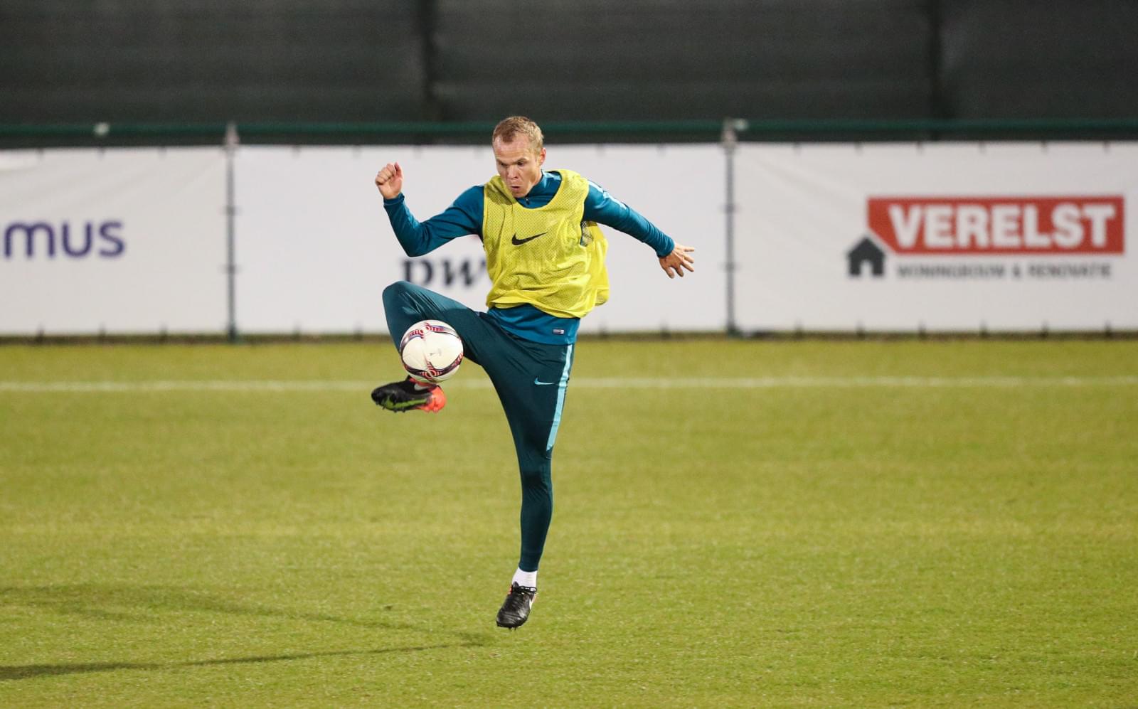 Третьи «Газпром»-тренировочные сборы в Бельгии: 14 февраля, вечерняя тренировка