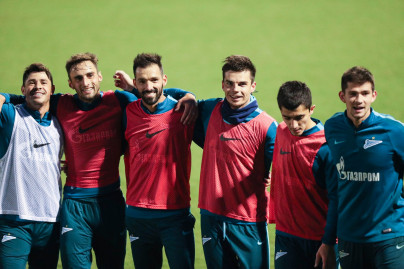 Третьи «Газпром»-тренировочные сборы в Бельгии: 14 февраля, вечерняя тренировка