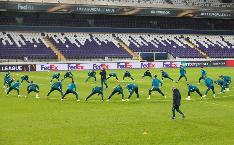 Тренировка «Зенита» перед матчем Лига Европы УЕФА 2016/17, 1/16 финала, «Андерлехт» — «Зенит»