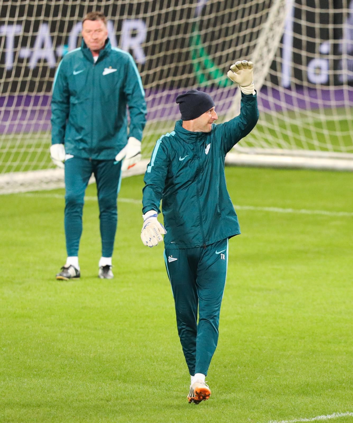 Тренировка «Зенита» перед матчем Лига Европы УЕФА 2016/17, 1/16 финала, «Андерлехт» — «Зенит»