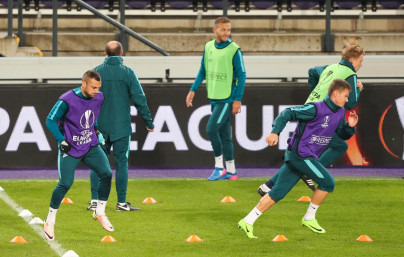 Тренировка «Зенита» перед матчем Лига Европы УЕФА 2016/17, 1/16 финала, «Андерлехт» — «Зенит»