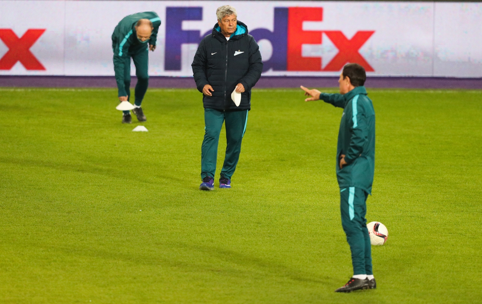 Тренировка «Зенита» перед матчем Лига Европы УЕФА 2016/17, 1/16 финала, «Андерлехт» — «Зенит»