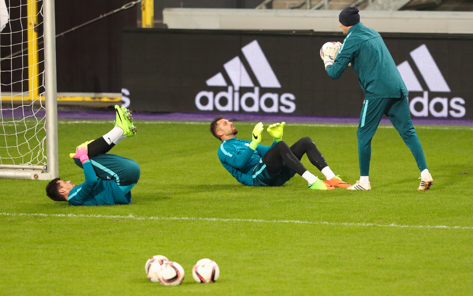 Тренировка «Зенита» перед матчем Лига Европы УЕФА 2016/17, 1/16 финала, «Андерлехт» — «Зенит»