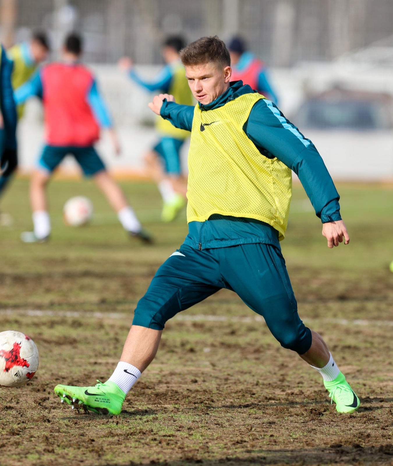 Тренировка «Зенита» перед матчем с ЦСКА