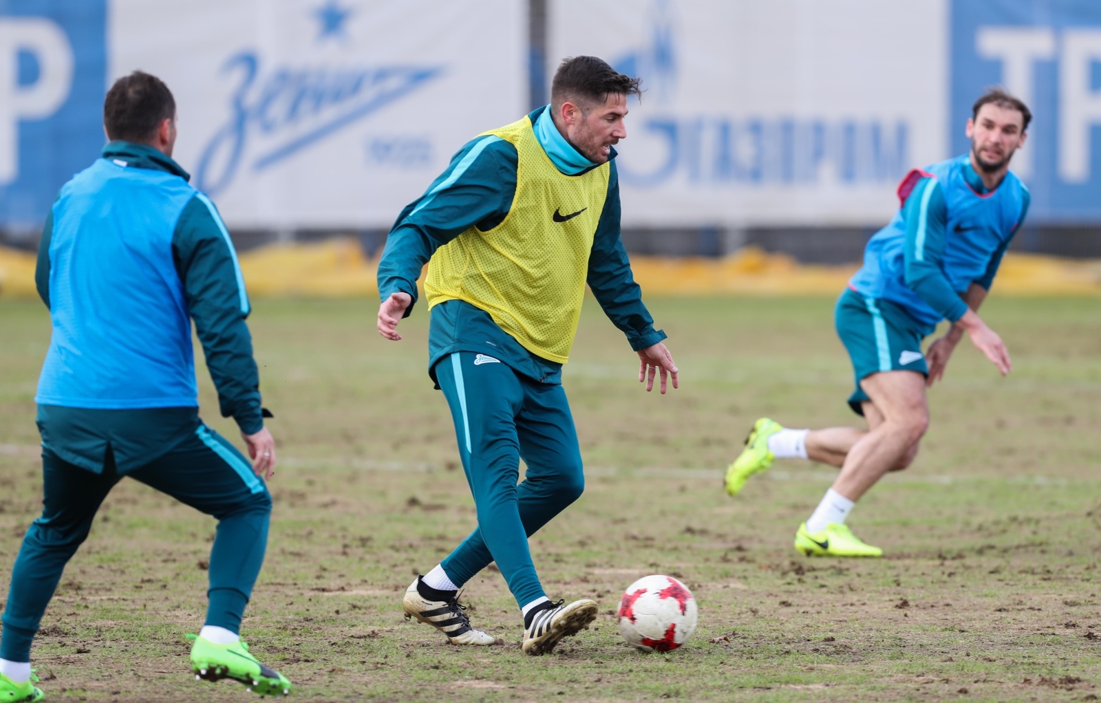 Тренировка «Зенита» перед матчем с ЦСКА