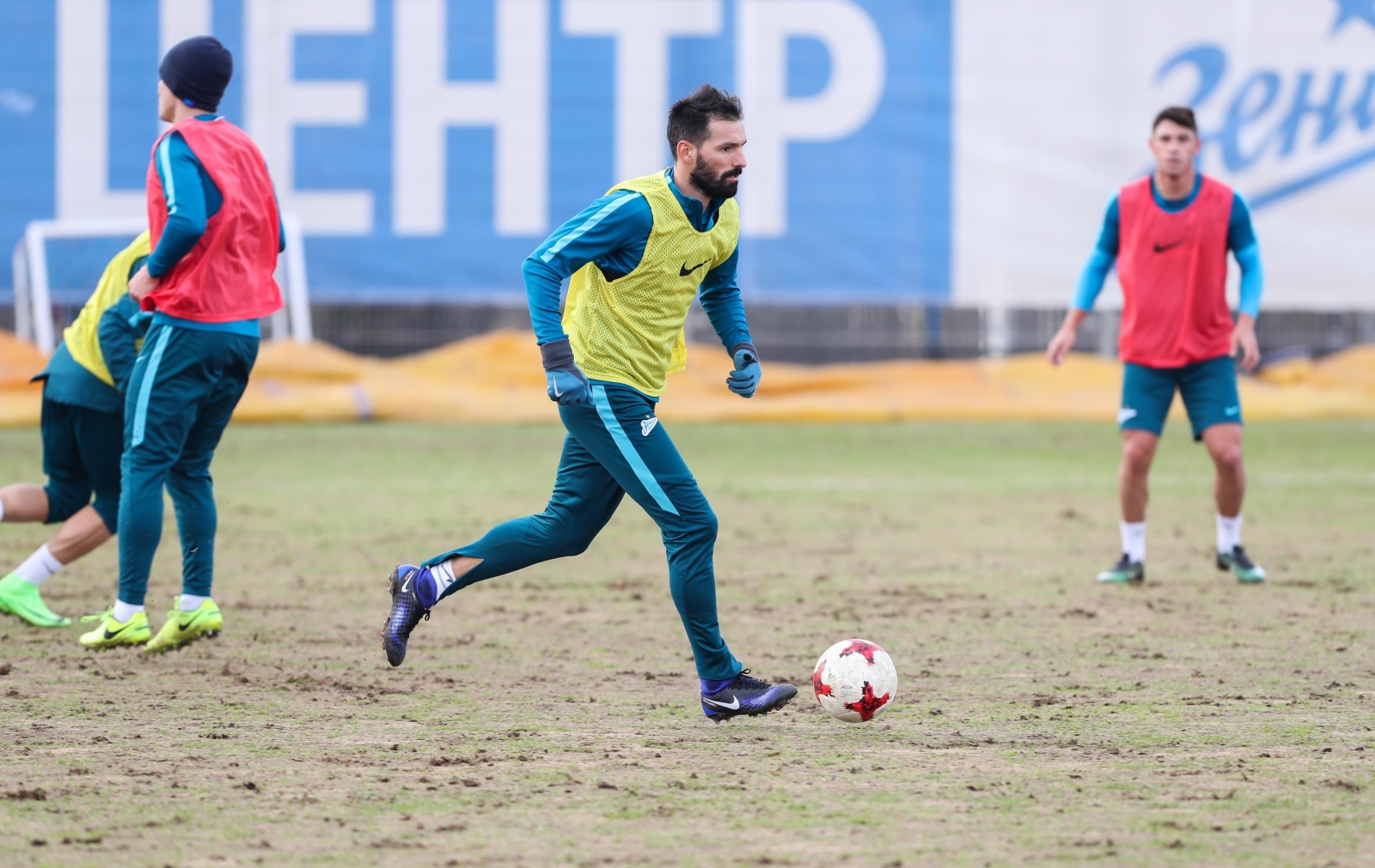 Тренировка «Зенита» перед матчем с ЦСКА