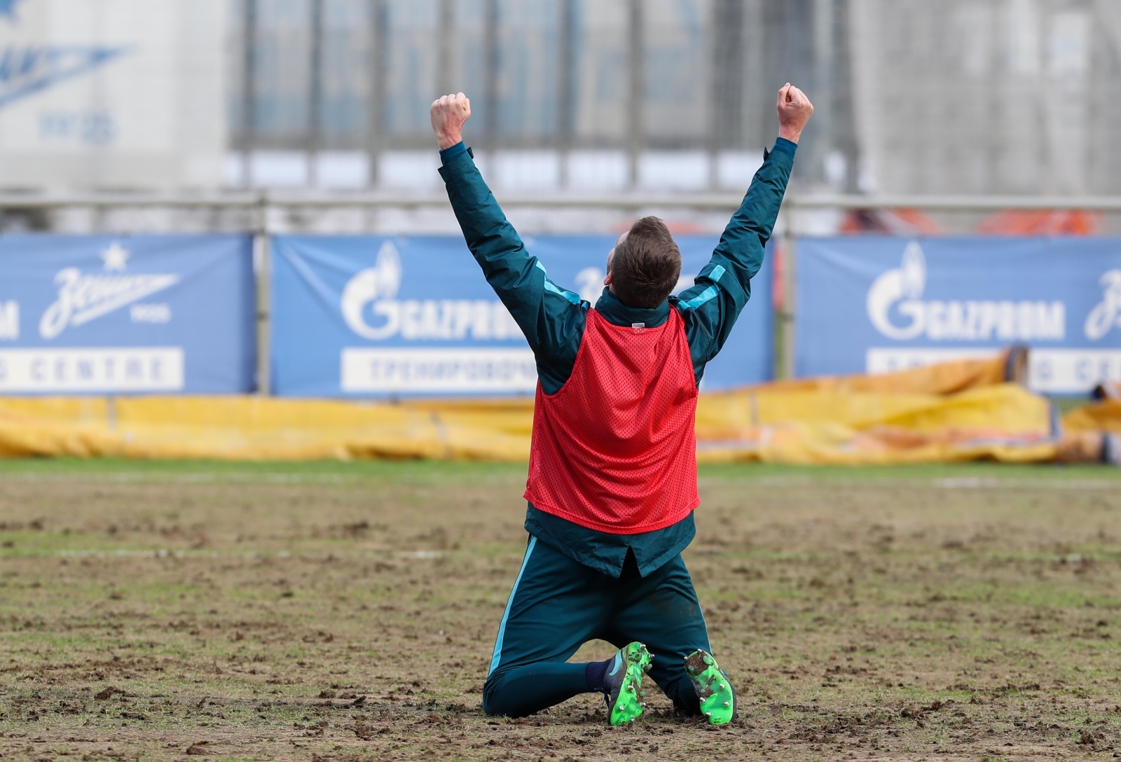 Тренировка «Зенита» перед матчем с ЦСКА