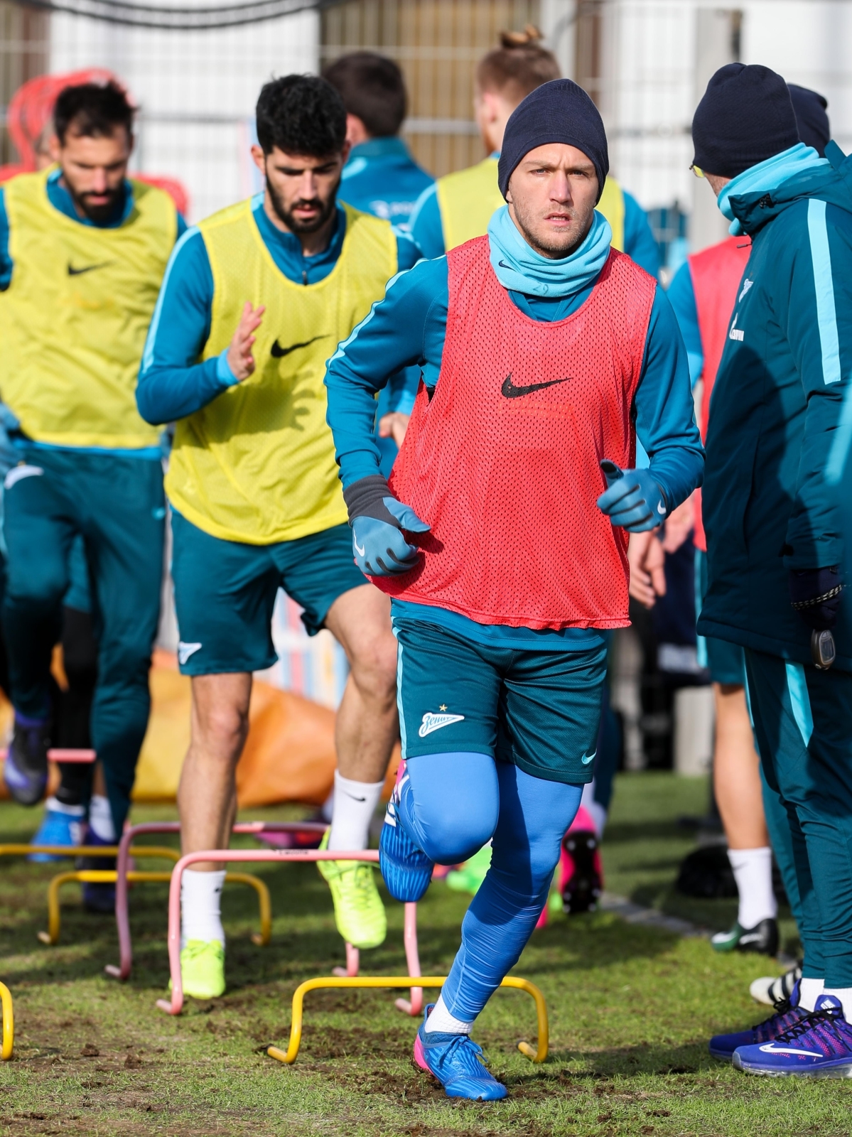 Тренировка «Зенита» перед матчем с ЦСКА