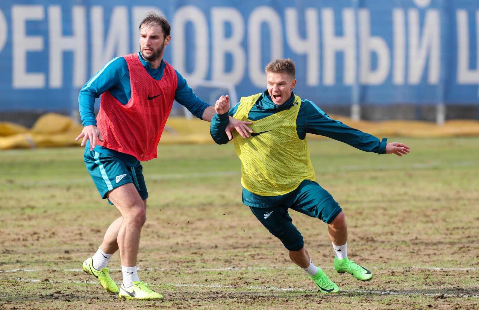 Тренировка «Зенита» перед матчем с ЦСКА