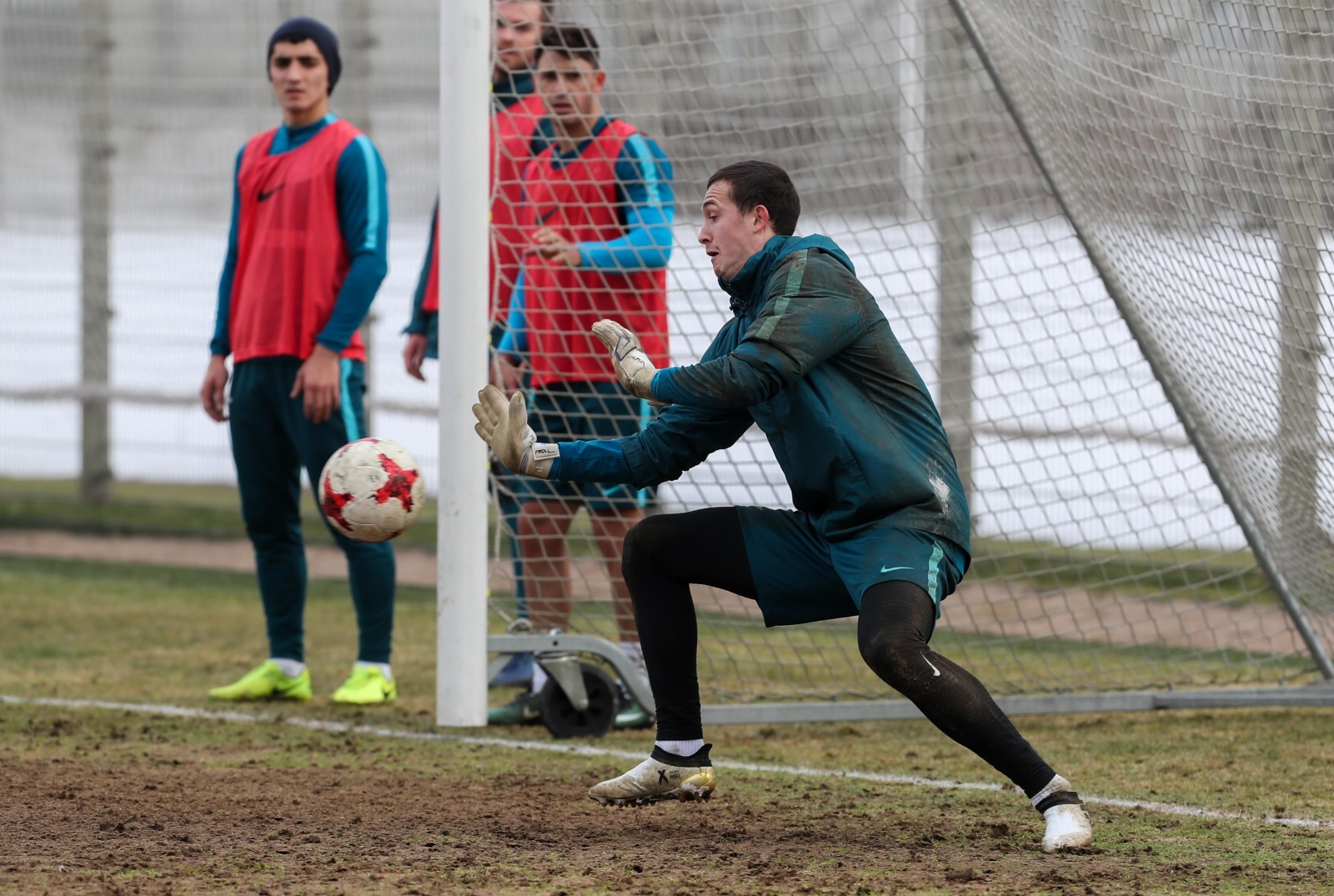 Тренировка «Зенита» перед матчем с ЦСКА