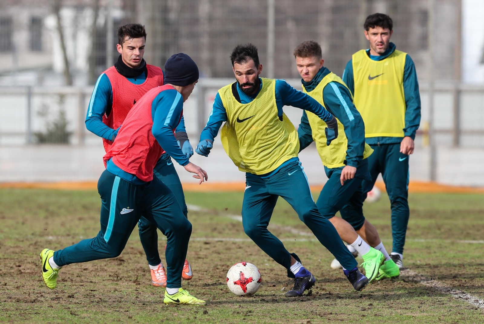 Тренировка «Зенита» перед матчем с ЦСКА