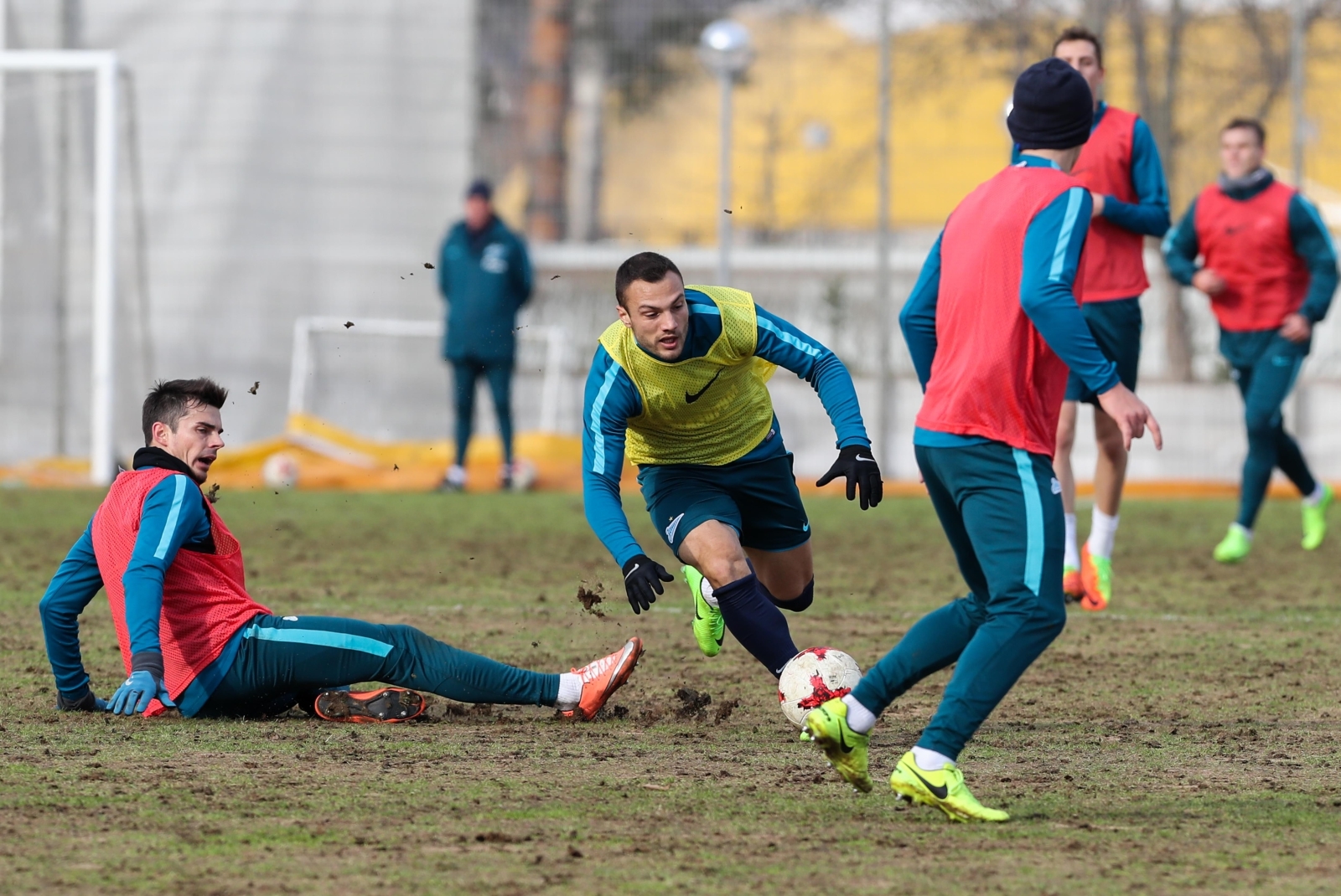 Тренировка «Зенита» перед матчем с ЦСКА