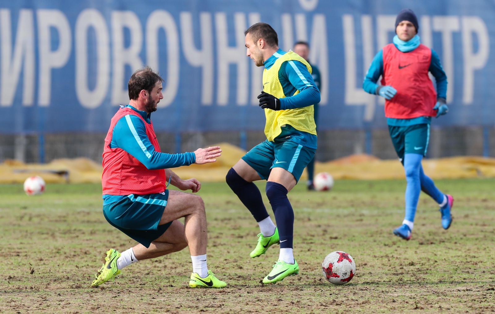 Тренировка «Зенита» перед матчем с ЦСКА