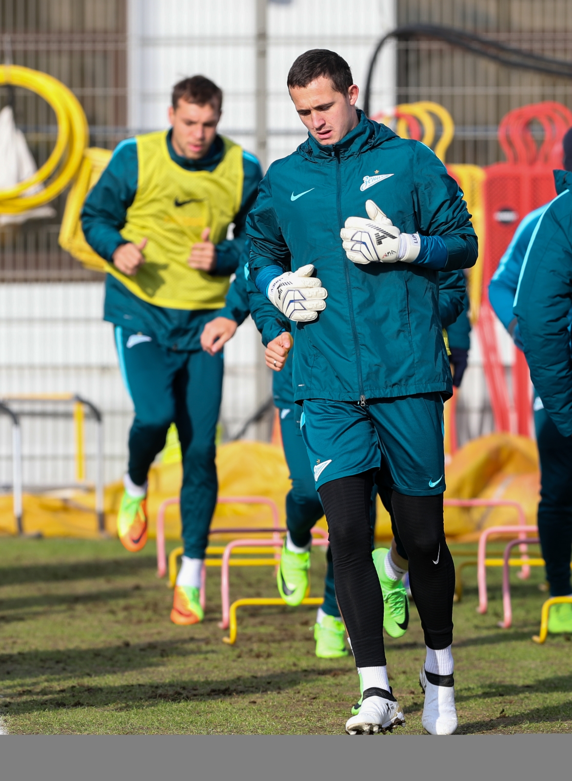 Тренировка «Зенита» перед матчем с ЦСКА