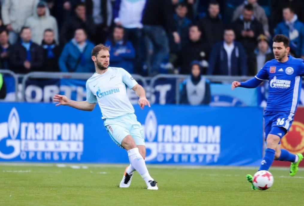 РОСГОССТРАХ-Чемпионат России, 2016/17, 25-й тур, «Оренбург» — «Зенит»