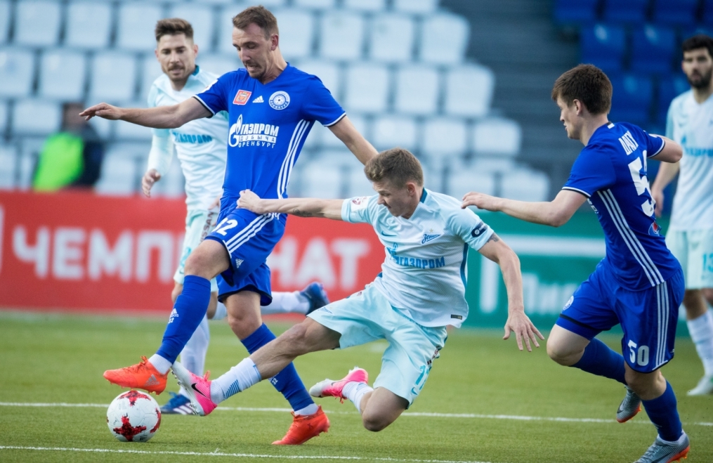 РОСГОССТРАХ-Чемпионат России, 2016/17, 25-й тур, «Оренбург» — «Зенит»