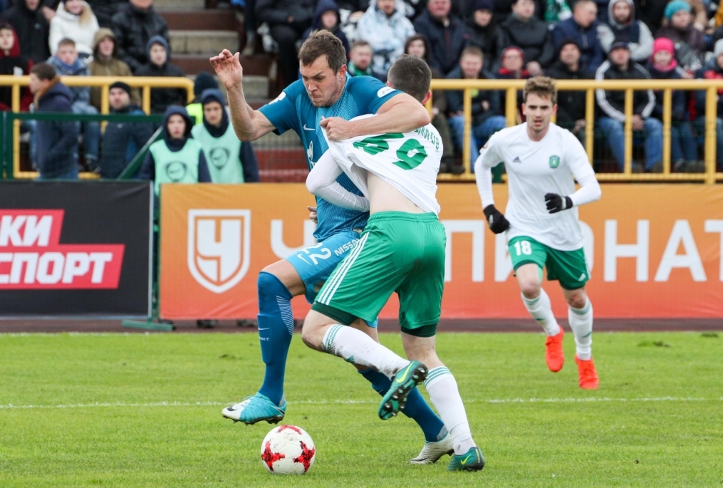 РОСГОССТРАХ-Чемпионат России 2016/17, 26-й тур, «Томь» — «Зенит»