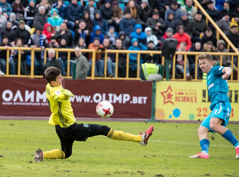 РОСГОССТРАХ-Чемпионат России 2016/17, 26-й тур, «Томь» — «Зенит»