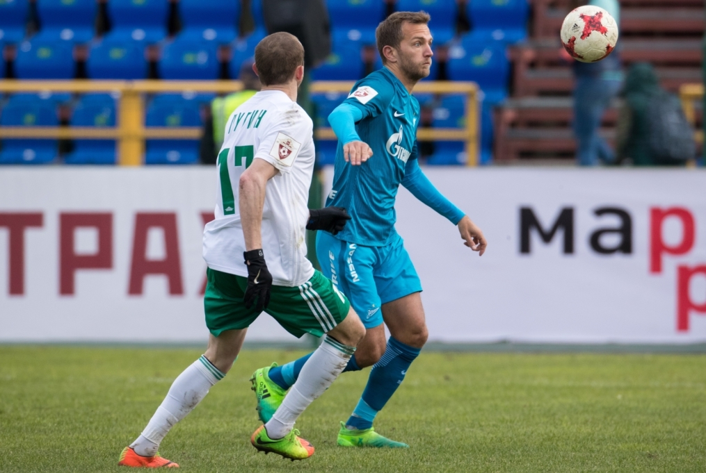 РОСГОССТРАХ-Чемпионат России 2016/17, 26-й тур, «Томь» — «Зенит»