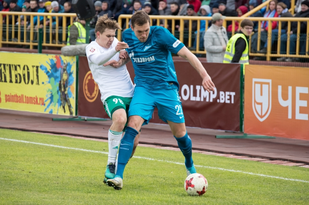 РОСГОССТРАХ-Чемпионат России 2016/17, 26-й тур, «Томь» — «Зенит»
