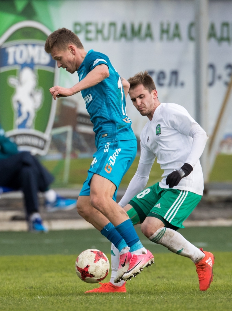 РОСГОССТРАХ-Чемпионат России 2016/17, 26-й тур, «Томь» — «Зенит»