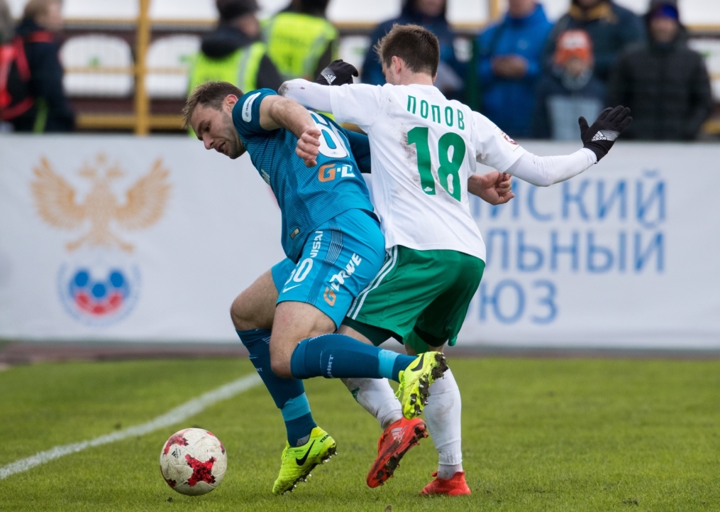 РОСГОССТРАХ-Чемпионат России 2016/17, 26-й тур, «Томь» — «Зенит»