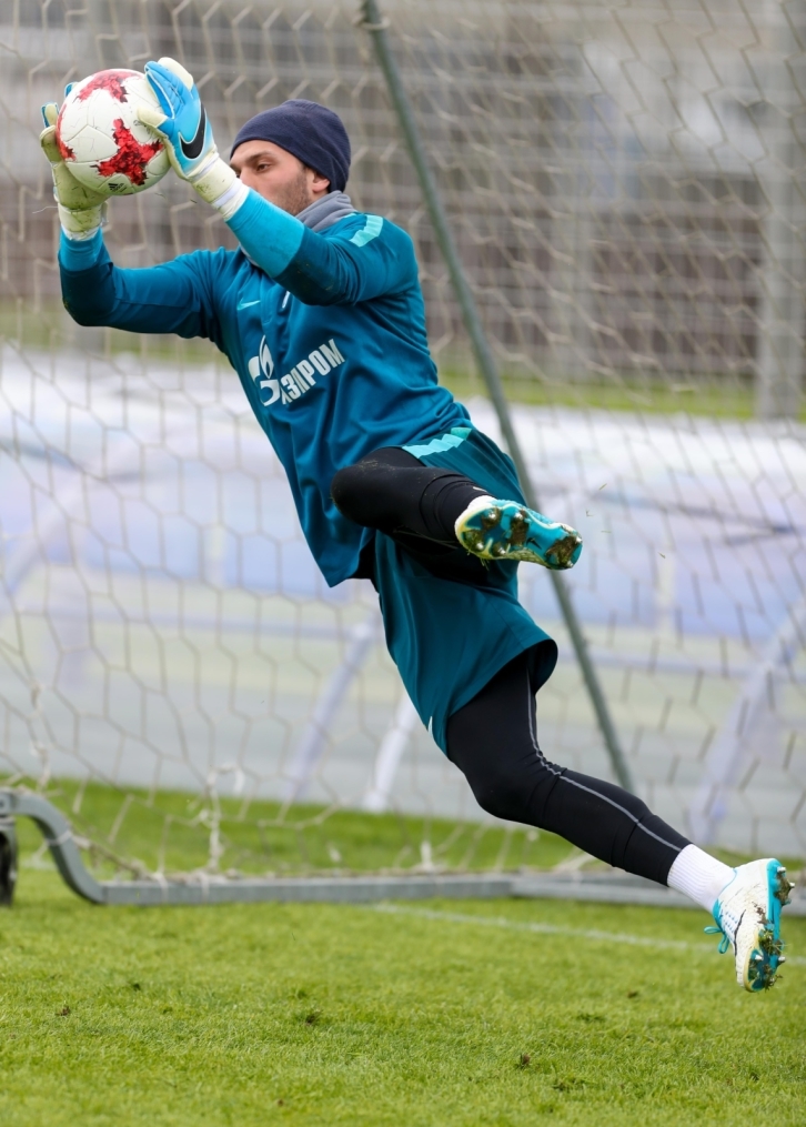 Тренировка «Зенита» перед матчем с «Крыльями Советов»