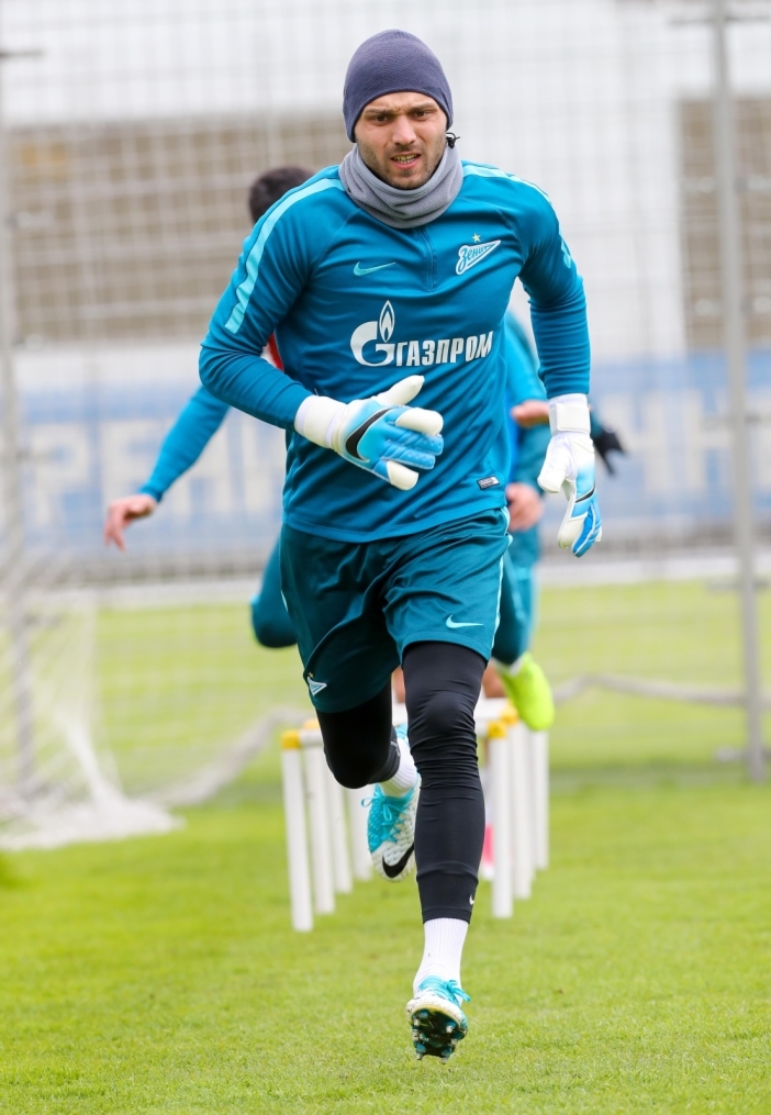 Тренировка «Зенита» перед матчем с «Крыльями Советов»