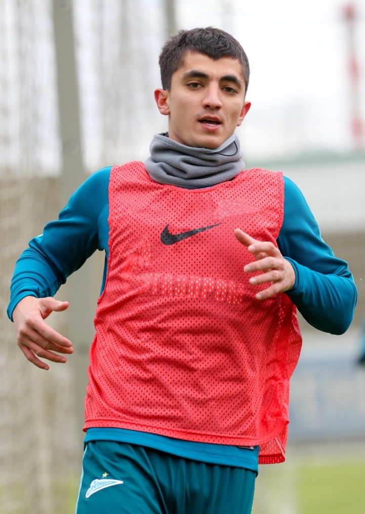 Тренировка «Зенита» перед матчем с «Крыльями Советов»