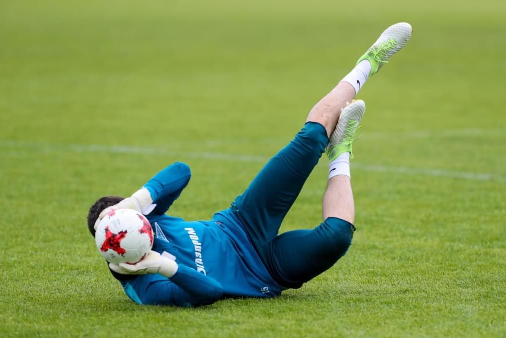 Тренировка «Зенита» перед матчем с «Крыльями Советов»