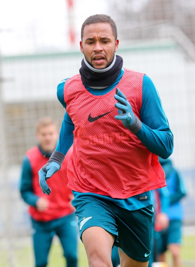 Тренировка «Зенита» перед матчем с «Крыльями Советов»