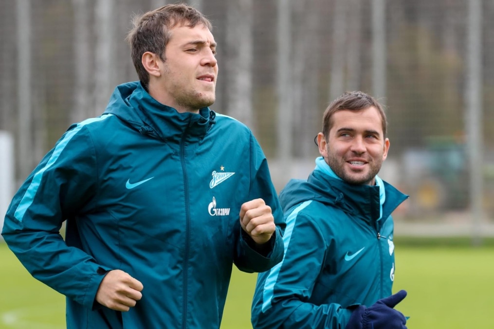 Тренировка «Зенита» перед матчем с «Крыльями Советов»