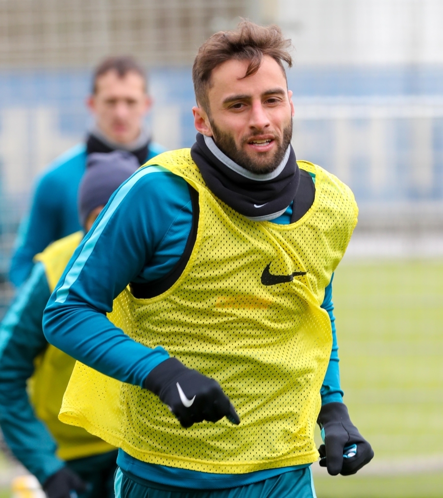 Тренировка «Зенита» перед матчем с «Крыльями Советов»