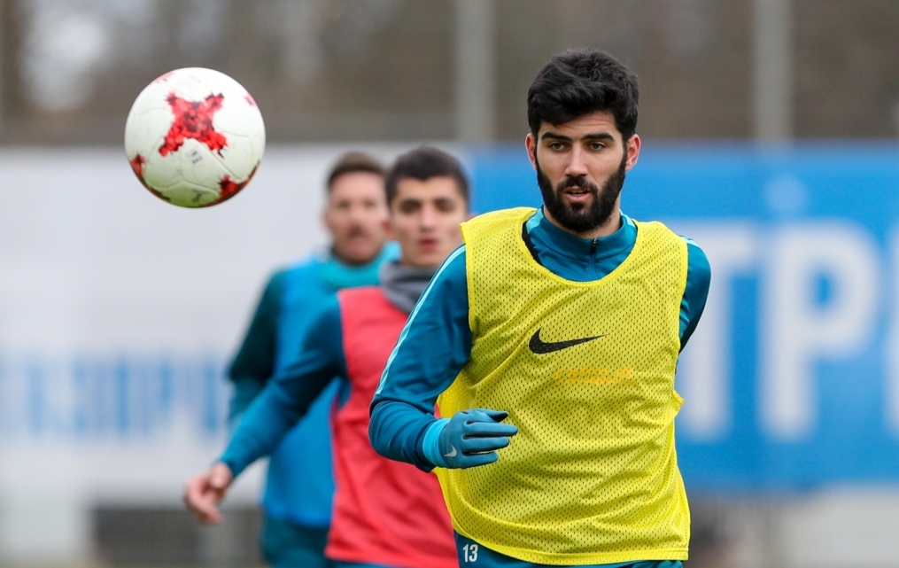 Тренировка «Зенита» перед матчем с «Крыльями Советов»