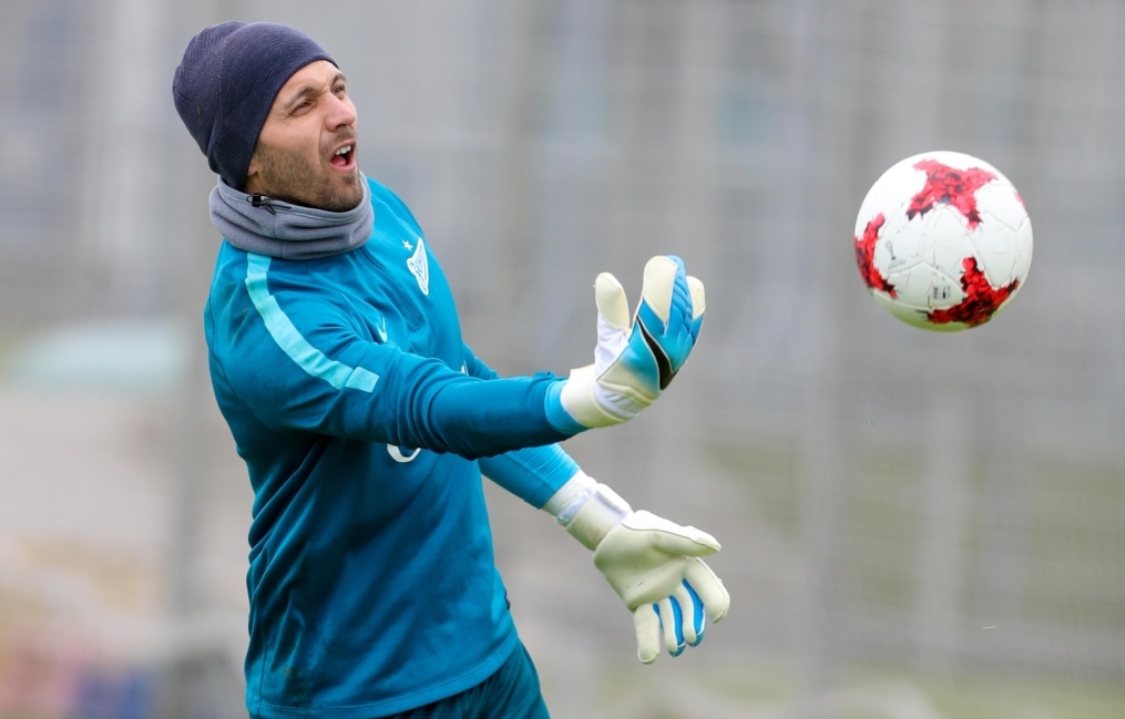 Тренировка «Зенита» перед матчем с «Крыльями Советов»