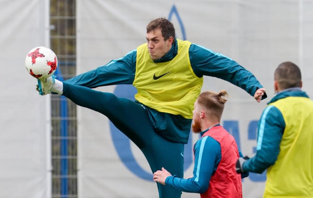 Тренировка «Зенита» перед матчем с «Крыльями Советов»