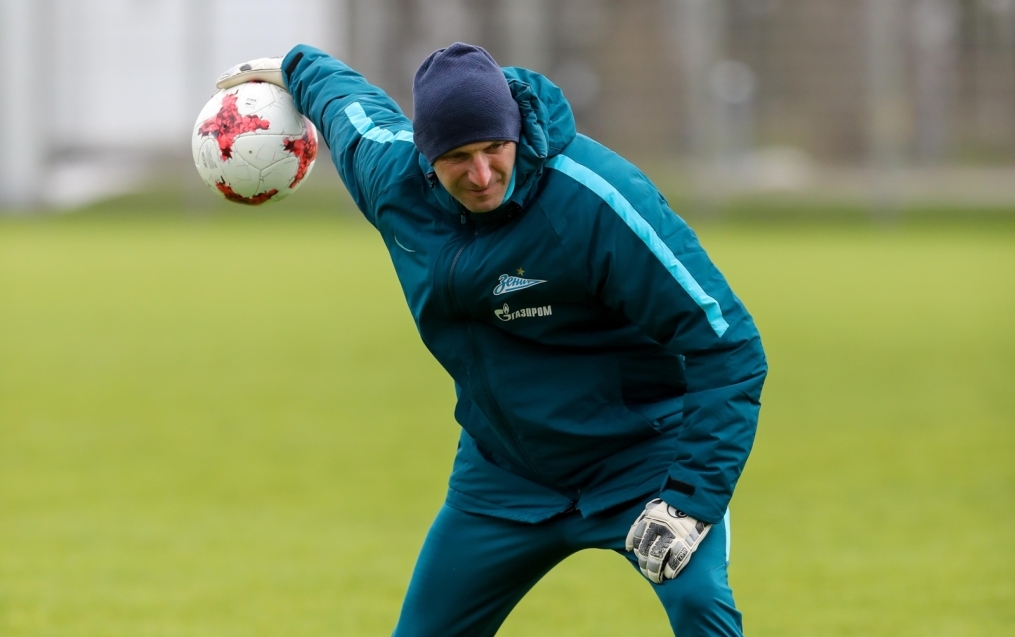 Тренировка «Зенита» перед матчем с «Крыльями Советов»