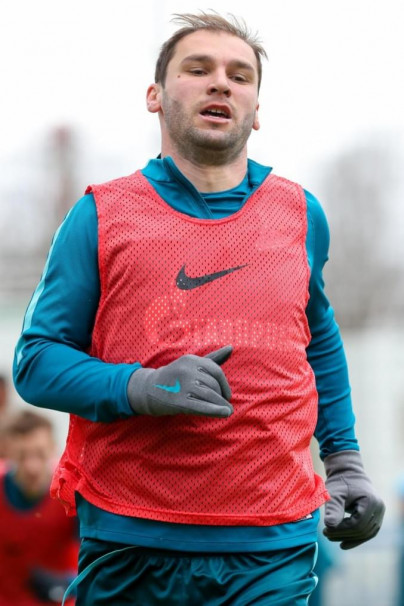 Тренировка «Зенита» перед матчем с «Крыльями Советов»