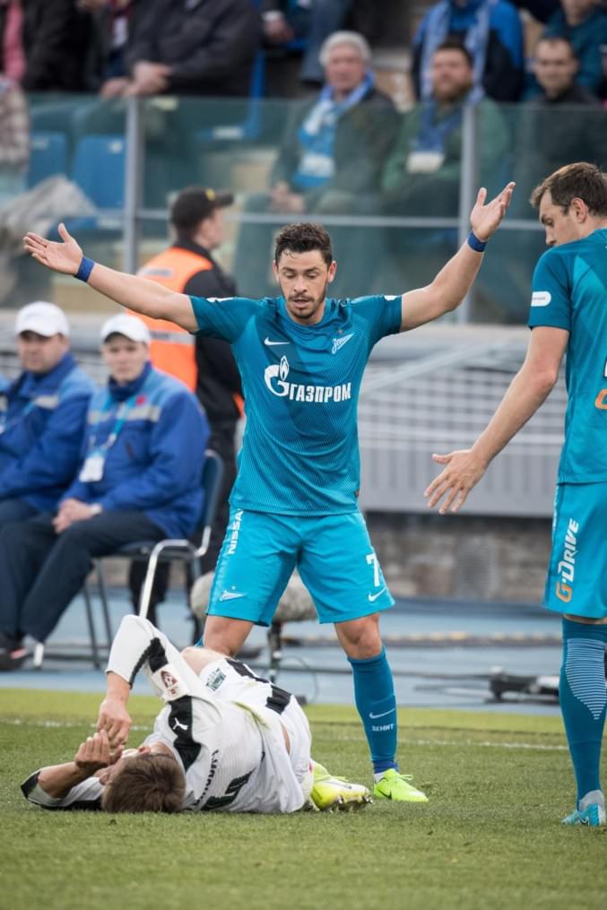 РОСГОССТРАХ-Чемпионат России 2016/17, 29-й тур, «Зенит» — «Краснодар»