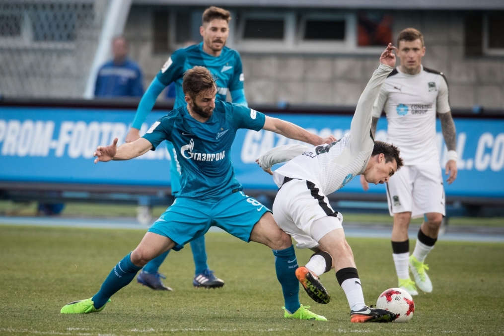 РОСГОССТРАХ-Чемпионат России 2016/17, 29-й тур, «Зенит» — «Краснодар»