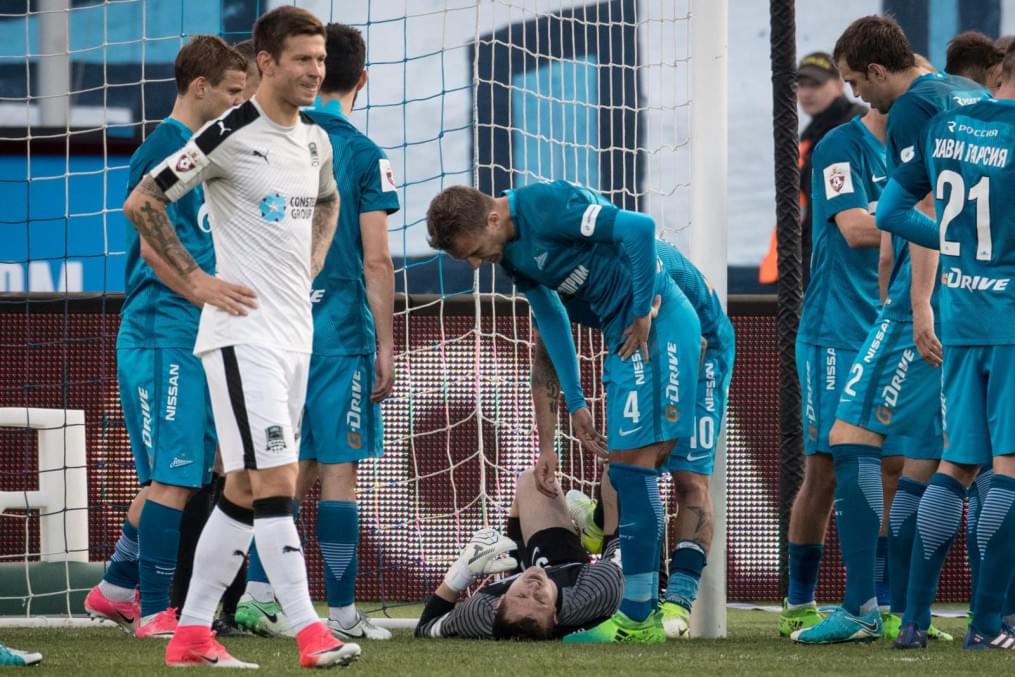 РОСГОССТРАХ-Чемпионат России 2016/17, 29-й тур, «Зенит» — «Краснодар»