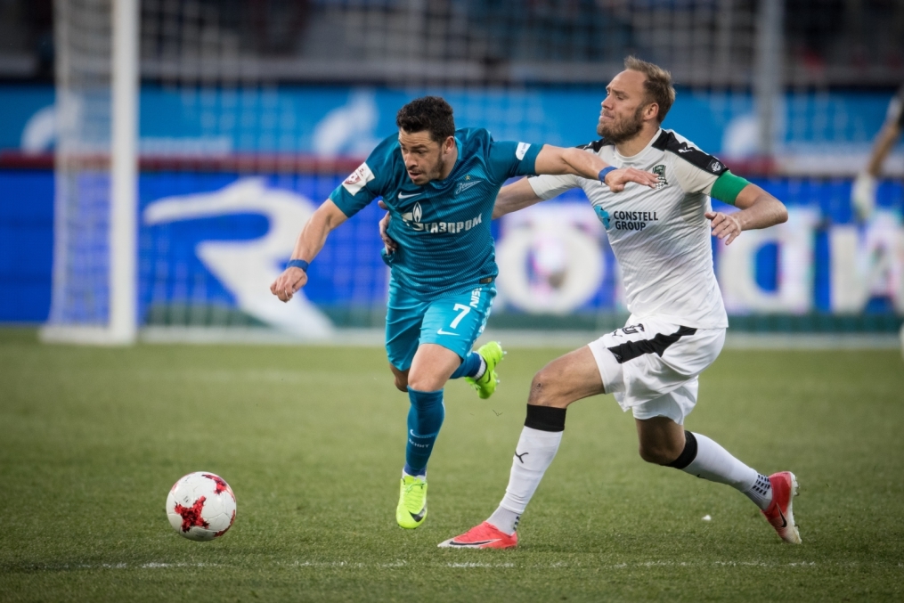 РОСГОССТРАХ-Чемпионат России 2016/17, 29-й тур, «Зенит» — «Краснодар»