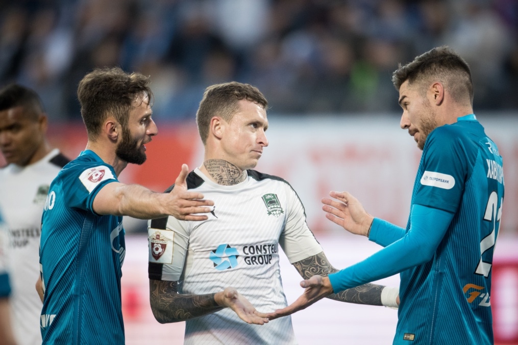 РОСГОССТРАХ-Чемпионат России 2016/17, 29-й тур, «Зенит» — «Краснодар»