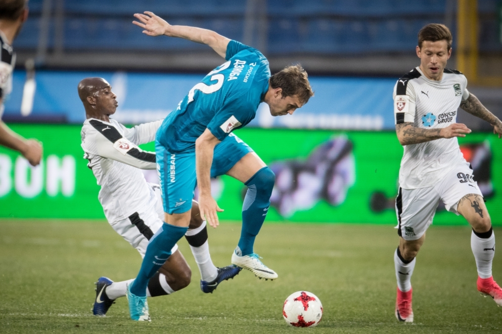 РОСГОССТРАХ-Чемпионат России 2016/17, 29-й тур, «Зенит» — «Краснодар»