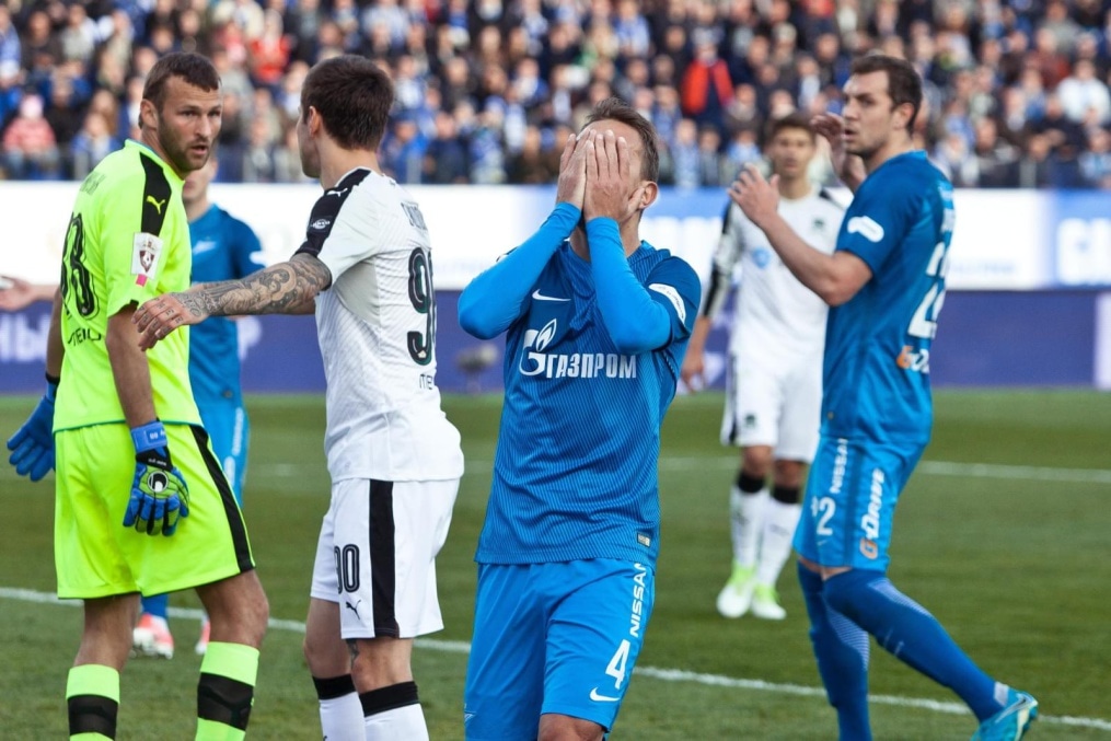 РОСГОССТРАХ-Чемпионат России 2016/17, 29-й тур, «Зенит» — «Краснодар»