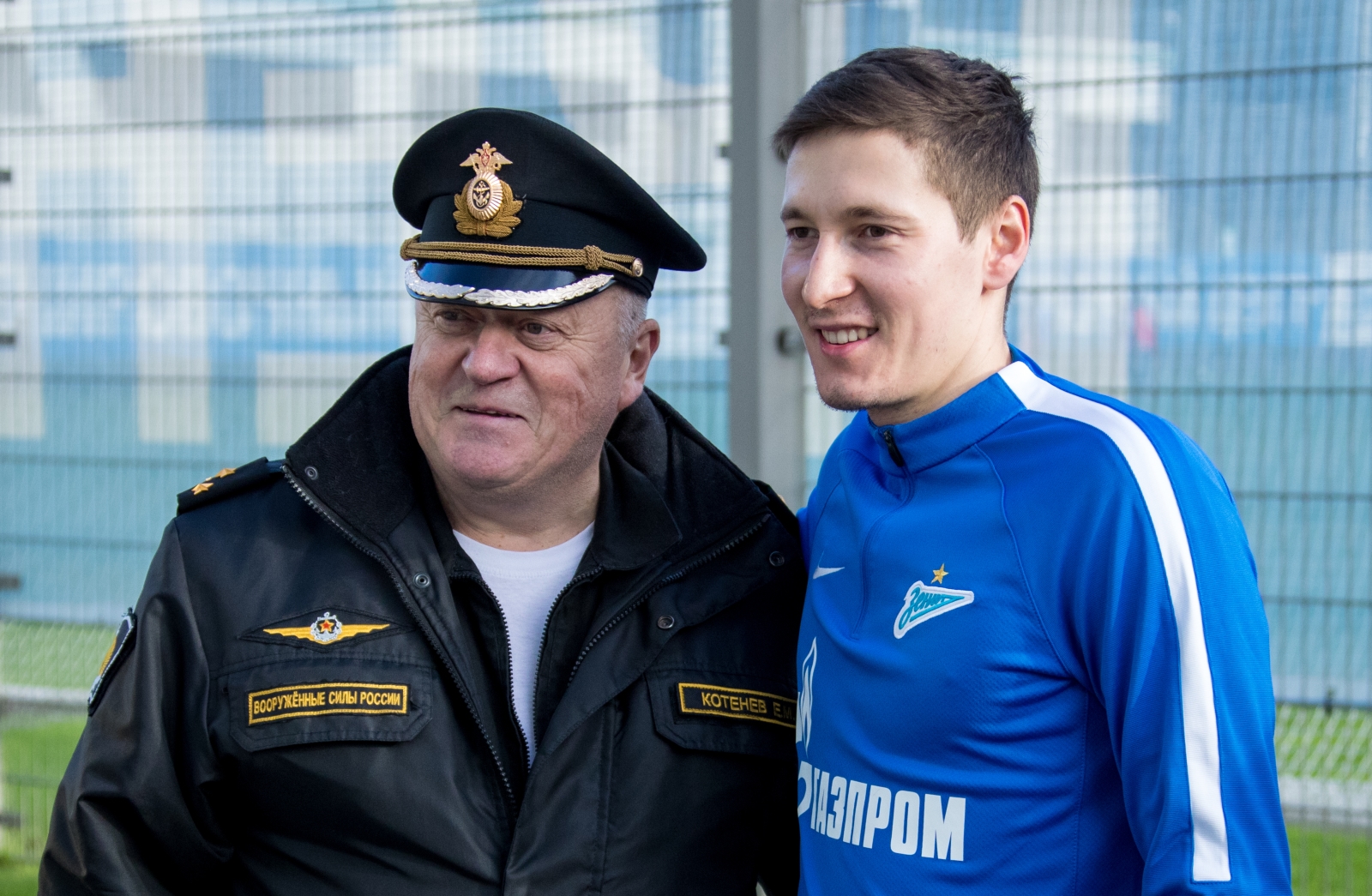 Воспитанники Нахимовцы в гостях у «Зенита»