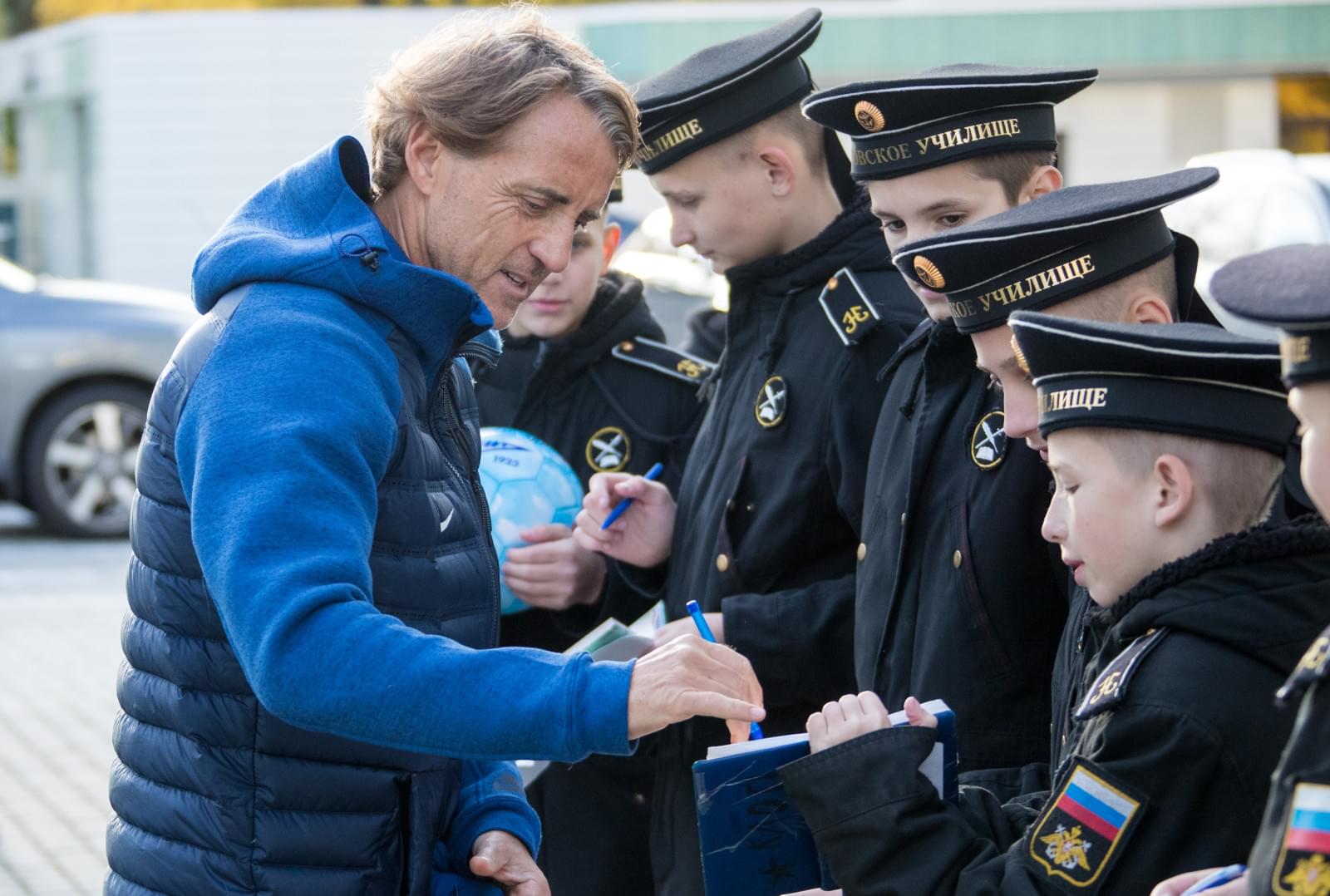 Воспитанники Нахимовцы в гостях у «Зенита»