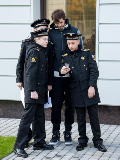 Воспитанники Нахимовцы в гостях у «Зенита»