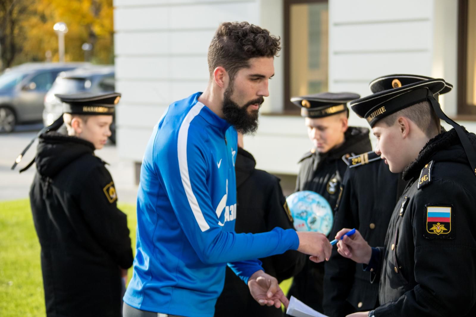 Воспитанники Нахимовцы в гостях у «Зенита»