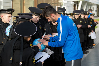 Воспитанники Нахимовцы в гостях у «Зенита»
